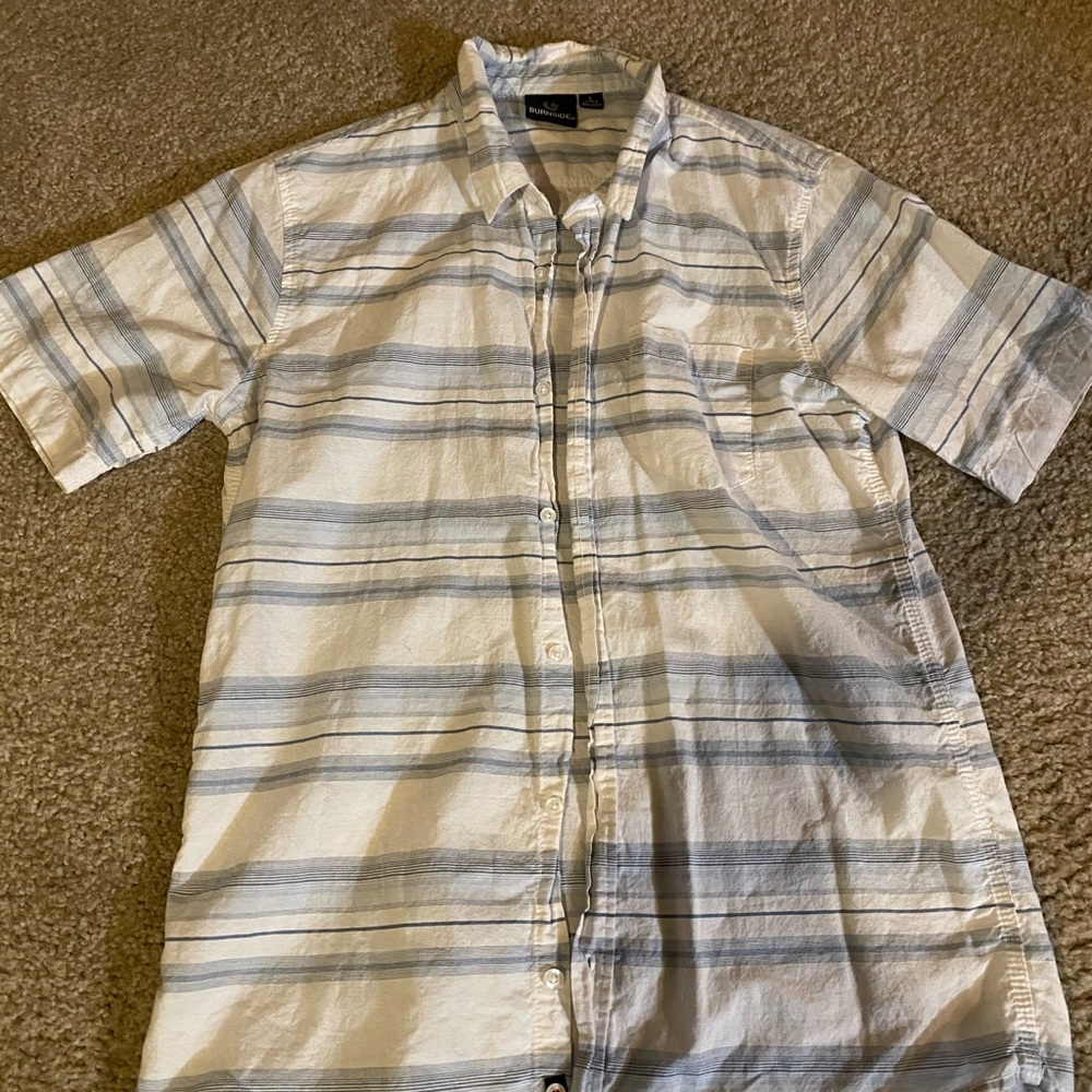 Burnside short sleeve polo button up.